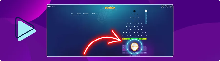 Plinko start game